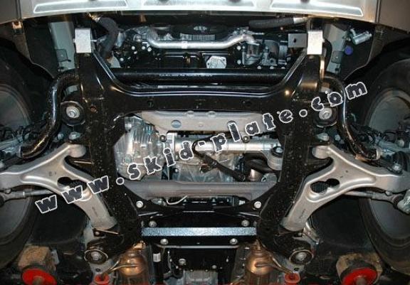 Steel skid plate for Audi Q7