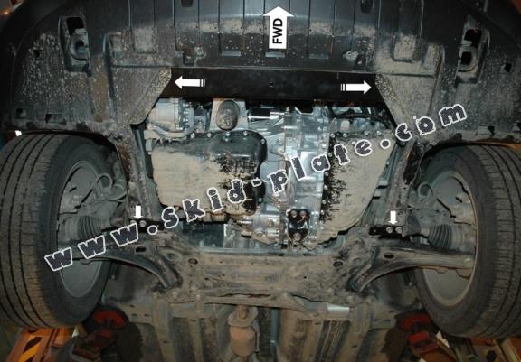 Steel skid plate for Mitsubishi Outlander