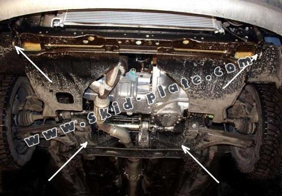 Steel skid plate for Chevrolet Lacetti