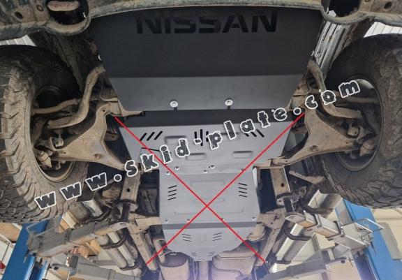 Steel radiator skid plate for Nissan Pathfinder