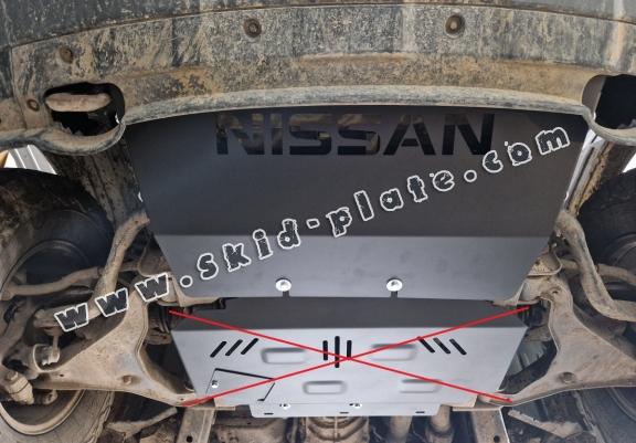 Steel radiator skid plate for Nissan Pathfinder