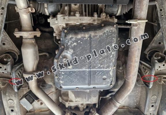 Steel automatic gearbox skid plate for  Subaru Forester 4