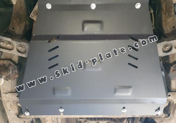 Steel gearbox skid plate for Nissan Navara NP300 - D23