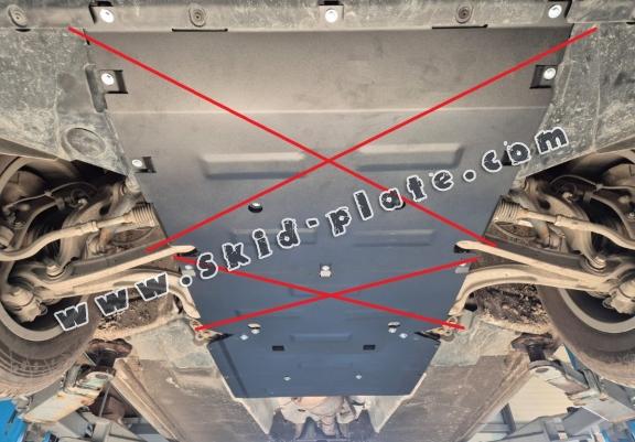 Steel transfer case skid plate for Audi Q5
