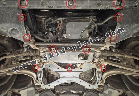 Steel skid plate for Audi Q5