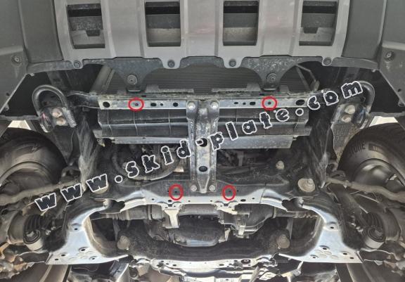 Aluminum radiator skid plate for Toyota Land Cruiser 250