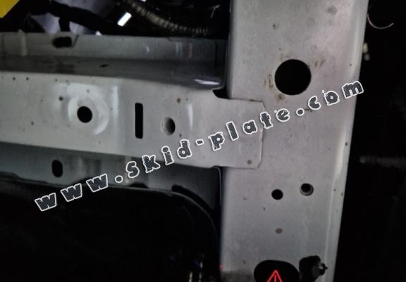 Galvanized steel skid plate for Ford Transit Custom