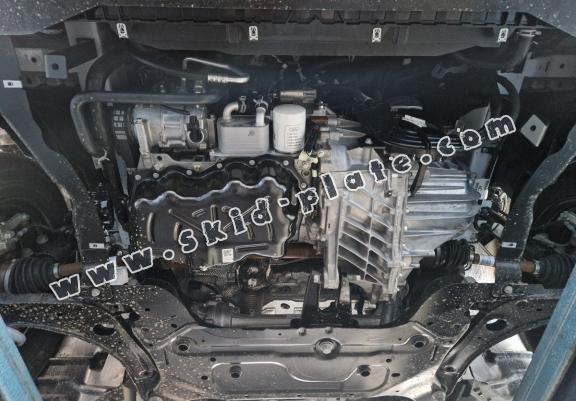 Galvanized steel skid plate for Ford Transit Custom