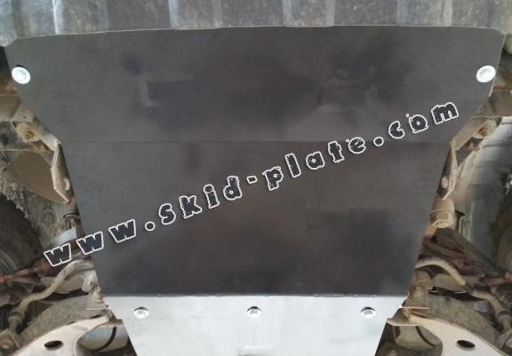 Steel skid plate for the protection of the engine and the radiator for Nissan Pick Up