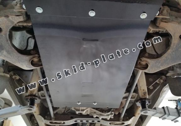 Steel gearbox skid plate for Nissan Navara D22