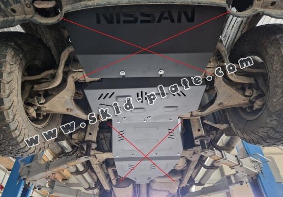 Aluminum skid plate for Nissan Navara