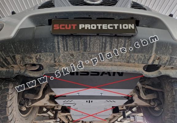 Aluminum skid plate for Nissan Navara