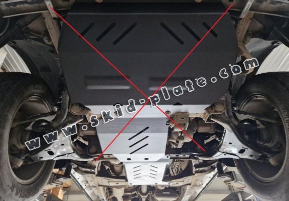 Steel gearbox skid plate for Ford Ranger