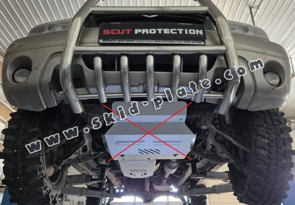 Aluminum gearbox skid plate for Chevrolet Tracker