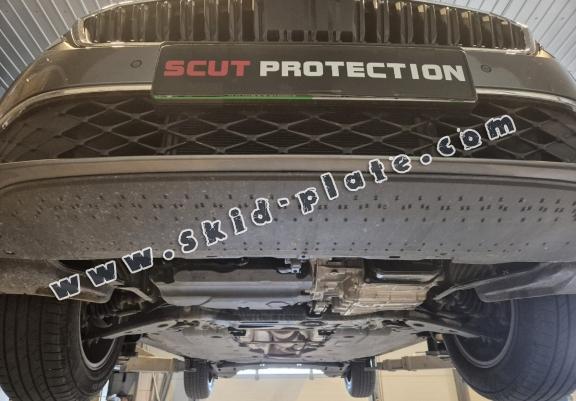Steel skid plate for the protection of the engine and the gearbox for VW Golf 7 - manual gearbox