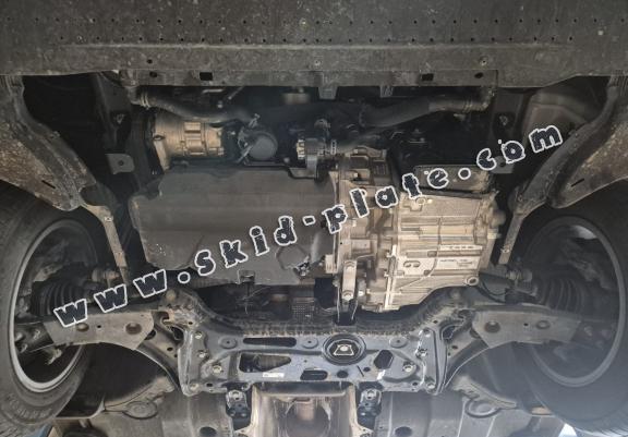 Steel skid plate for the protection of the engine and the gearbox for VW Golf 7 - manual gearbox