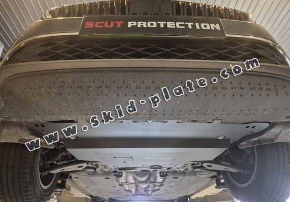 Steel skid plate for the protection of the engine and the gearbox for VW Golf 7 - manual gearbox