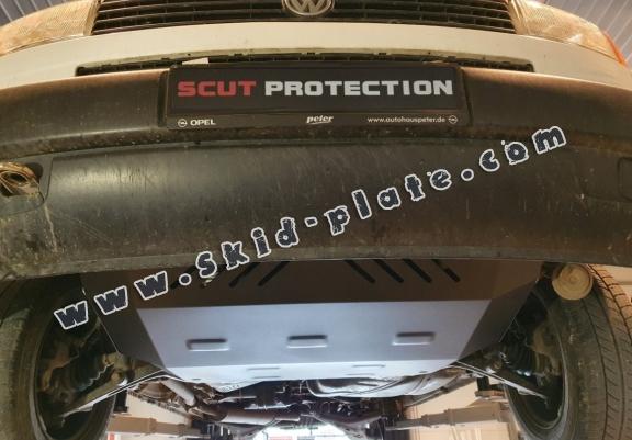 Steel skid plate for VW Transporter T4