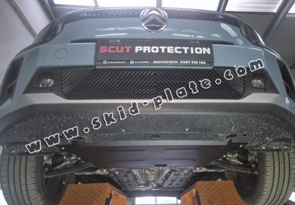 Steel skid plate for the protection of the engine and the gearbox for Citroen C3 Aircross
