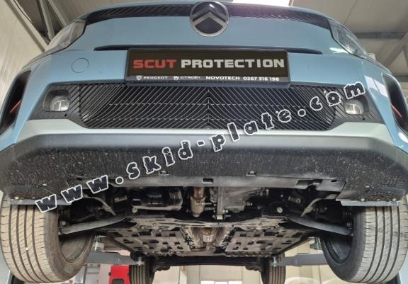 Steel skid plate for the protection of the engine and the gearbox for Citroen C3 Aircross