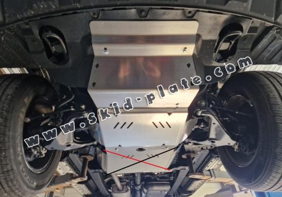 Aluminum skid plate for Jac T8