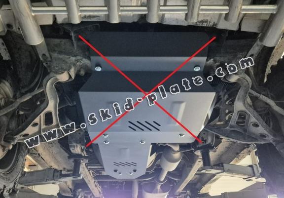 Steel gearbox skid plate for Chevrolet Tracker