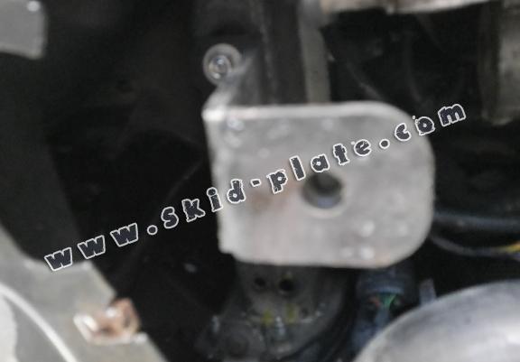 Steel skid plate for Volkswagen Caddy