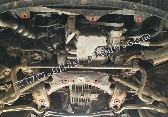 Steel skid plate for Audi A6 Allroad 2 - sans latéraux