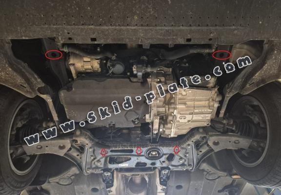 Steel skid plate for VW Touran - automatic gearbox