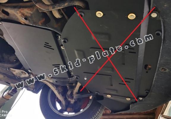 Steel automatic gearbox skid plate forAudi A4  B6
