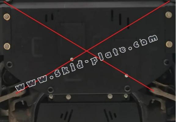 Steel automatic gearbox skid plate forAudi A4  B6