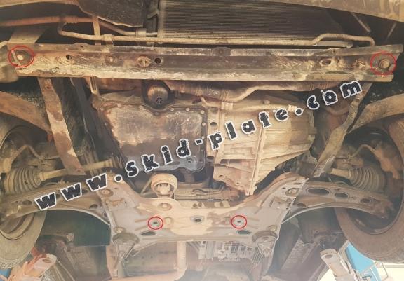 Steel skid plate for Nissan Primastar