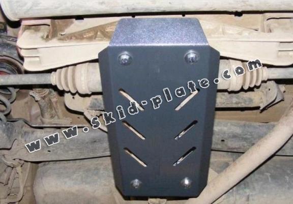 Steel differential skid plate for Fiat Sedici