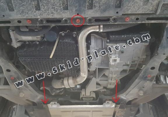 Steel skid plate for Ford Mondeo 5