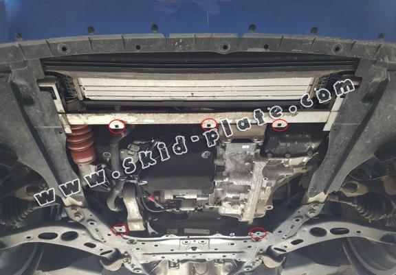 Steel skid plate for BMW X1 F48