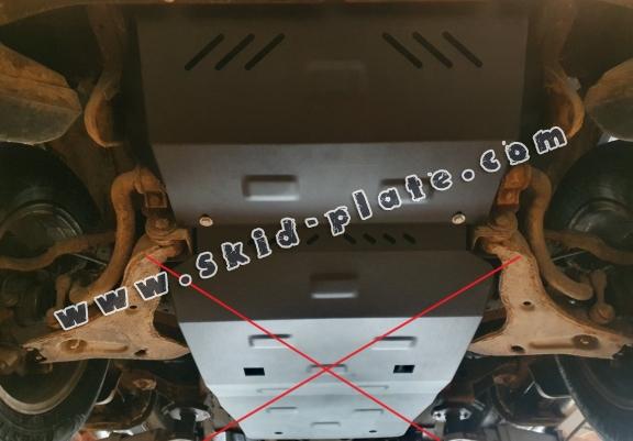 Steel radiator skid plate for Fiat Fullback
