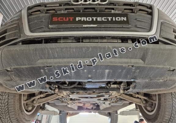 Steel gearbox skid plate for Audi Q5