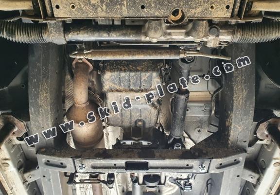Steel gearbox skid plate for Ssangyong Musso Grand