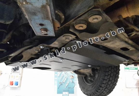 Steel gearbox skid plate for Daihatsu Terios