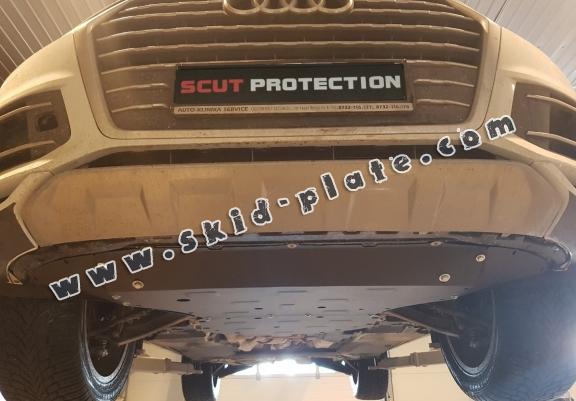 Steel skid plate for Porsche Cayenne