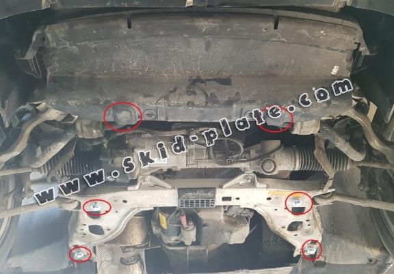 Steel skid plate for BMW Seria 1 E81/E87/E82