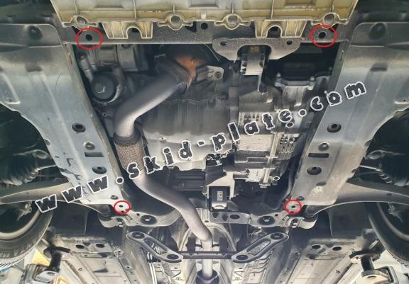 Steel skid plate for Opel Cascada