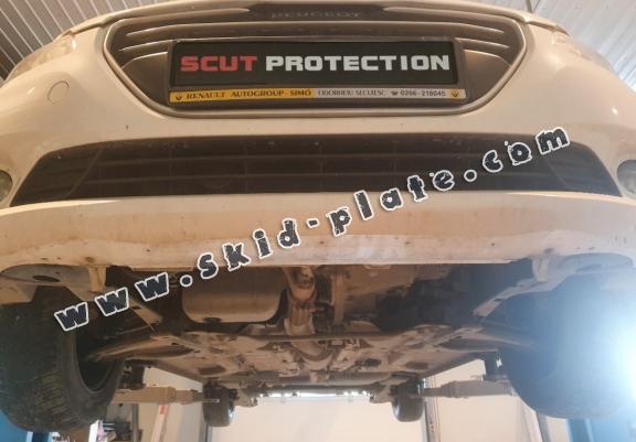 Steel skid plate for the protection of the engine and the gearbox for Citroen C-Elysee