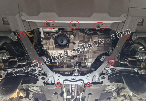 Aluminum skid plate for Dacia Duster- 4x4