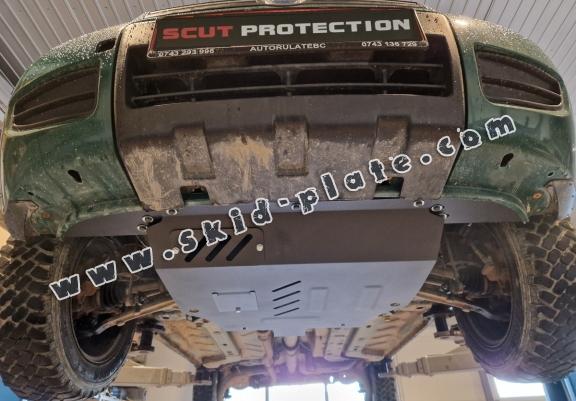 Steel skid plate for Fiat Panda 4x4