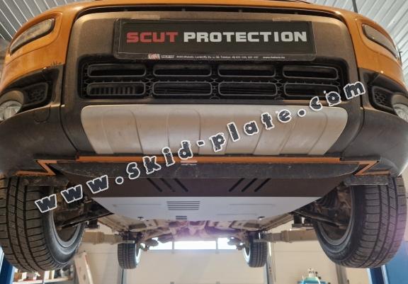 Steel skid plate for Fiat Panda 4x4