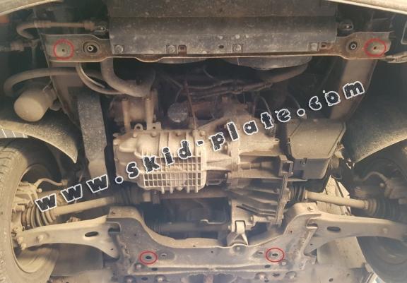 Steel skid plate for Ford Focus 1