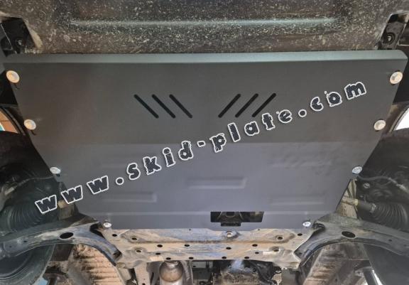Aluminum skid plate for the protection of the engine and the gearbox for Ford Transit Custom - FWD