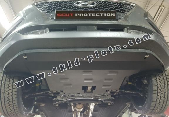 Steel skid plate for Hyundai Kona