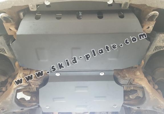 Steel skid plate for the protection of the engine and the radiator for Kia Sorento